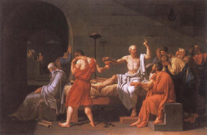 Jacques-Louis  David The Death of Socrates china oil painting image